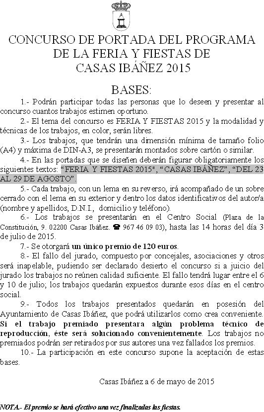 bases concurso feria