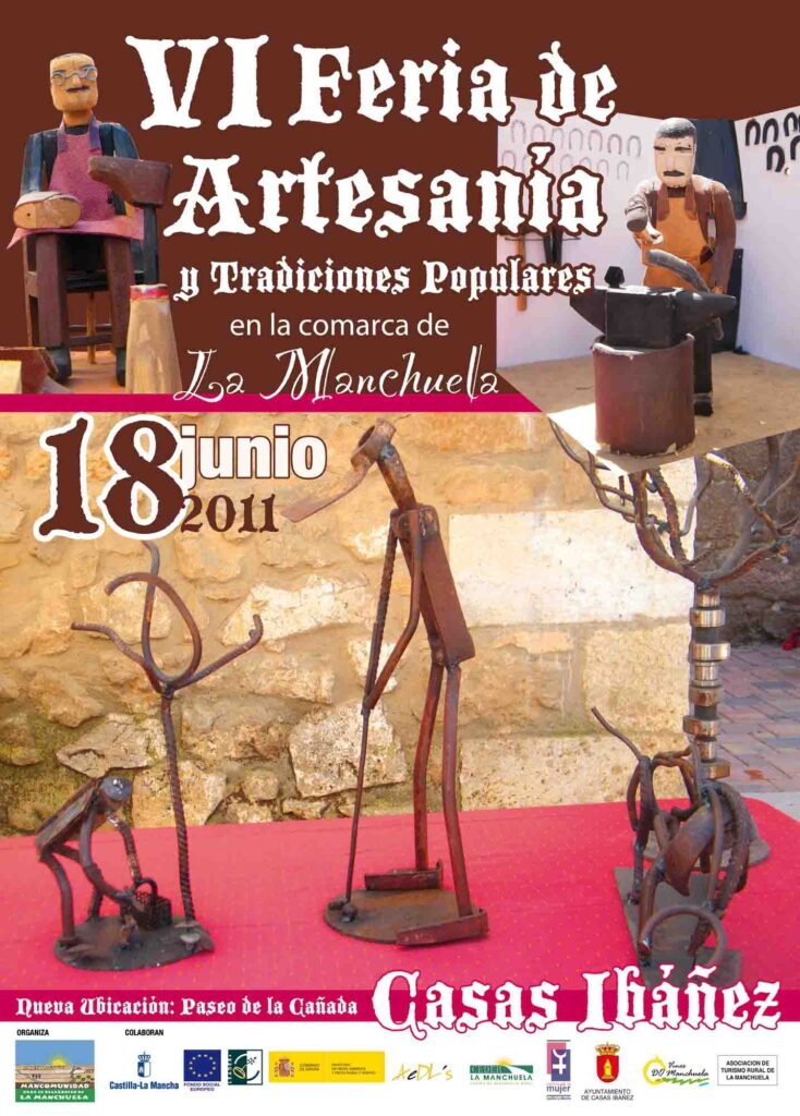 Cartel feria de artesanía