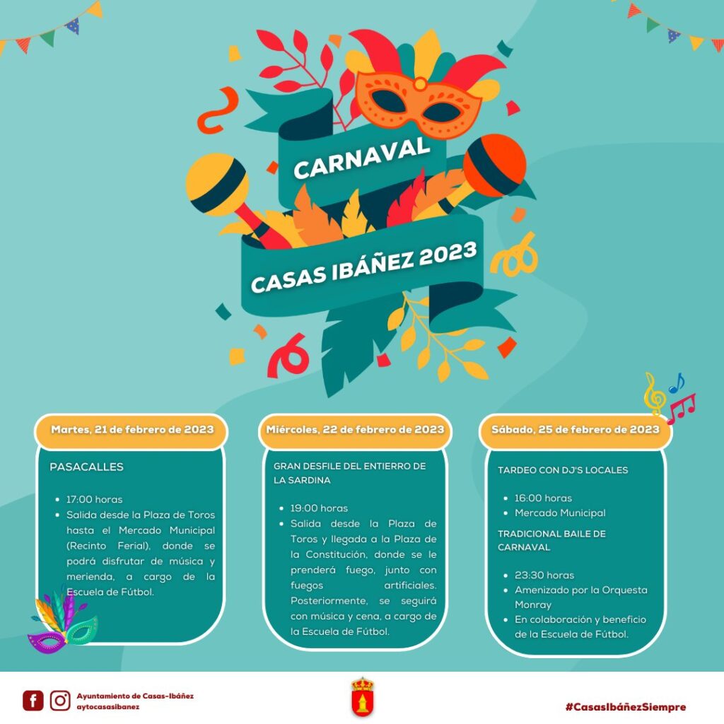 Cartel de la Programación de carnavales